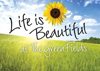 ‘Life Is Beautiful’ Campaign The GreenFields Continuing Care Community