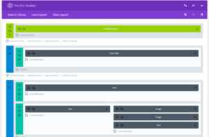 A picture showing the Divi theme's display of page structure.